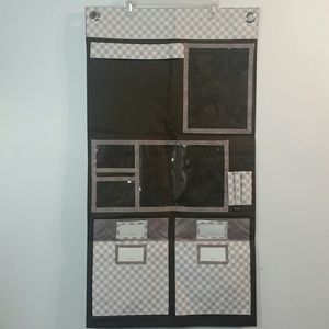 Thirty-one brown, khaki, white hanging organizer